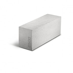 Блок газосиликатный стеновой литьевой D500 | 625x200x250 | B3,5 | CUBIBLOCK